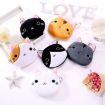 Cute Cat Coin Purse - Brown & White Plush Coin Purse for Children - 4