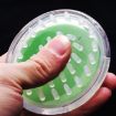5pcs Red Silicone PVC Hand-held Head Massage Brush for Household Use - 5