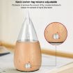 Waterless Diffuser Essential Oil Spray Wood Glass Aromatherapy AU Plug - 5