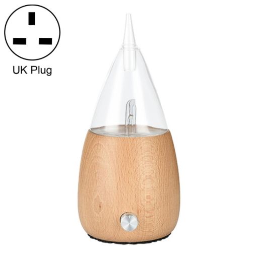 Waterless Diffuser Essential Oil Spray Aromatherapy UK Plug Light Wood - 1