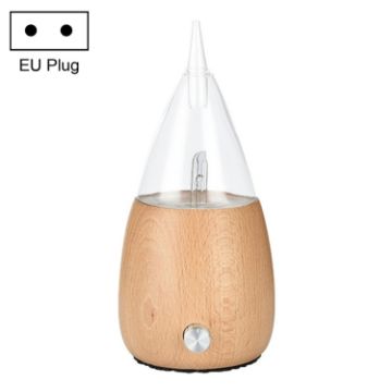 Waterless Diffuser Essential Oil Spray Wood Glass Aromatherapy EU Plug - 1