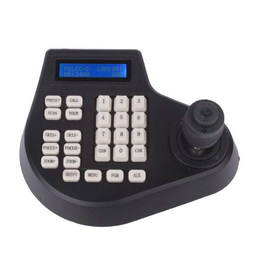 8003H Analog Coaxial Dome Control Keyboard RS485 PTZ, 4 Axis, US Plug - 1