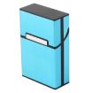 Blue Aluminum Cigar Cigarette Case Tobacco Holder Pocket Box Storage - 2