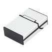 Silver Aluminum Cigar Cigarette Case Tobacco Holder Pocket Box Set - 3
