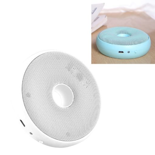 Portable Donut Air Purifier Anion Ozone Deodorizer for Home & Car (White) - 1
