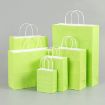 Elegant Light Green Kraft Paper Bags 10 PCS - 12x15x6cm for Events - 4