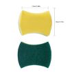 Magic Sponge Eraser Cleaner - Square Scouring Cloth for Kitchen Cleaning - 2