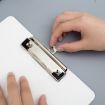 A5 Black File Board Folder - Student Writing & Menu Paper Clip Holder - 3