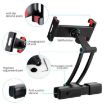 Universal 360 Rotation Car Mount Holder Bracket for Back Seat - Red - 6