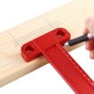 T160 Woodworking T-Shaped Hole Marking Ruler - Precision Measuring Tool - 6