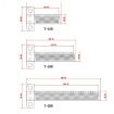 T260 Woodworking T-Shaped Hole Marking Ruler - Precision Tool - 6