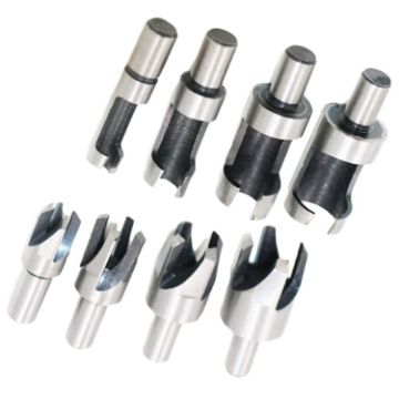 8 In 1 Carbon Steel Corkscrew Woodworking Hole Punch Tool - 1