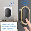 CACAZI A99 Smart Remote Doorbell & Elderly Pager, US Plug, Black - 3