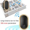 CACAZI A99 Smart Remote Doorbell & Elderly Pager, UK Plug - Golden - 4