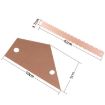 GNR1 Silver Aluminium Bass Guitar Neck & Leveling Ruler - 3