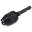Hex Shank Mini Drill Chuck 0.3-3.6mm Three Jaw Power Tool Conversion - 2