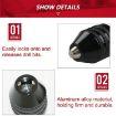 Hex Shank Mini Drill Chuck 3mm Round Jaw Power Tool Conversion 0.3-3.4mm - 5