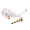 Portable Mini Acrylic Plastic Hookah - Vintage Copper, Transparent Design - 1