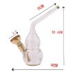 Portable Mini Acrylic Plastic Hookah - Vintage Copper, Transparent Design - 3