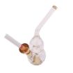 Portable Mini Acrylic Plastic Hookah - Vintage Copper, Transparent Design - 4