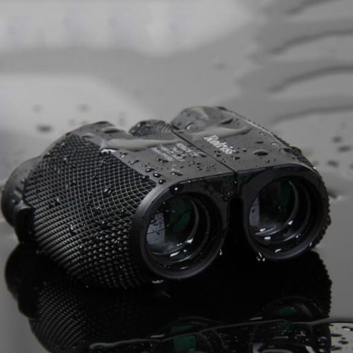 ROLISS 10X25 Waterproof Pocket Binoculars - High Power Telescope (Black) - 1