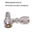 BNC Male to UHF PL259 Male RF Coax Adapter Converter - Straight Connector - 6