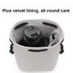 Medium Black Baona Camera Bag Lens Drawstring Pouch - 6