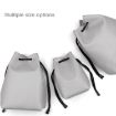 Medium Blue Baona Camera Bag Lens Drawstring Pouch - 3