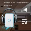 CACAZI A78 Wireless Doorbell, Long-Distance Remote, UK Plug, Black - 5