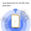 CACAZI A20 Wireless Doorbell EU Plug, Smart Home Digital Music Silver - 5