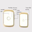 CACAZI A20 EU Plug Wireless Doorbell, Smart Home Digital Music, Black - 4