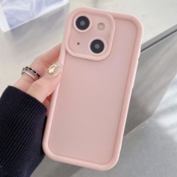 iPhone 14 Shockproof Frosted TPU Case Light Pink - Precise Fit - 1