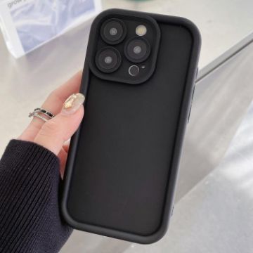 iPhone 12 Pro Shockproof TPU Case - Black Frosted Frame, Precise Fit - 1