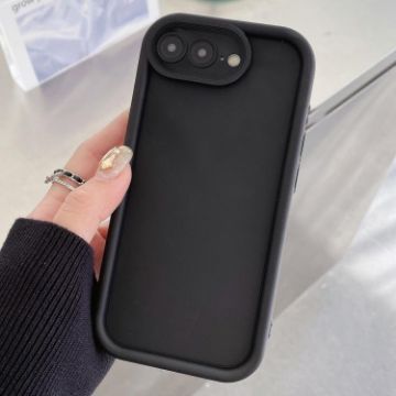 iPhone 8 Plus/7 Plus Shockproof TPU Case - Black Frosted Frame - 1