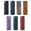 Lil Solid 3.0 Frosted Retro PU Leather Electronic Cigarette Case Black - 4
