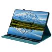 Samsung Galaxy Tab A7 10.4 2020 Green Love Hearts Leather Case - 4