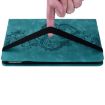 Samsung Galaxy Tab A7 10.4 2020 Green Love Hearts Leather Case - 5