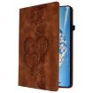Samsung Galaxy Tab S2 9.7 Love Hearts Leather Case Brown - 2