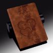 Samsung Galaxy Tab S2 9.7 Love Hearts Leather Case Brown - 7