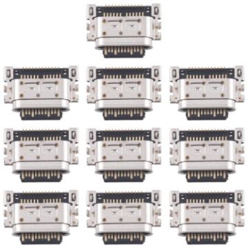 10pcs Original Charging Port Connector for Motorola Moto Edge 20 Pro - 1