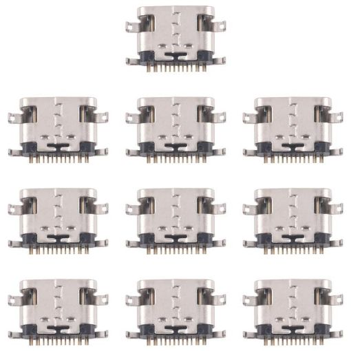 10pcs Original 12 Pin Charging Port Connector, Model: Upper Corner - 1