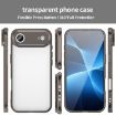 iPhone 17 Air PC Hybrid TPU Shockproof Case - Transparent Black - 2
