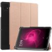 T-Mobile REVVL Tab 5G Rose Gold Leather Tablet Case with 3-Fold Holder - 1