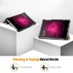T-Mobile REVVL Tab 5G Rose Gold Leather Tablet Case with 3-Fold Holder - 6