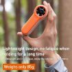 H02 HD Digital Display Mini Handheld Fan - High Speed, Orange - 7