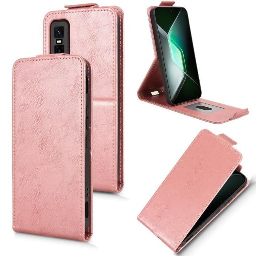 Infinix GT 30 Pro Rose Gold Magnetic Flip Leather Case with Buckle - 1