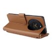Fossibot S3 Pro Leather Phone Case with 6-Card Slots & Wrist Strap Brown - 7