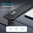 DUX DUCIS LK Series Universal Wireless Keyboard - Black, Portable - 6