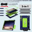 Samsung Galaxy Tab S10+/S9+ Armor Bolt Silicone Hybrid Case Navy Olivine - 3