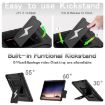 Samsung Galaxy Tab S10+/S9+ Armor Bolt Silicone Hybrid PC Case (Black) - 5